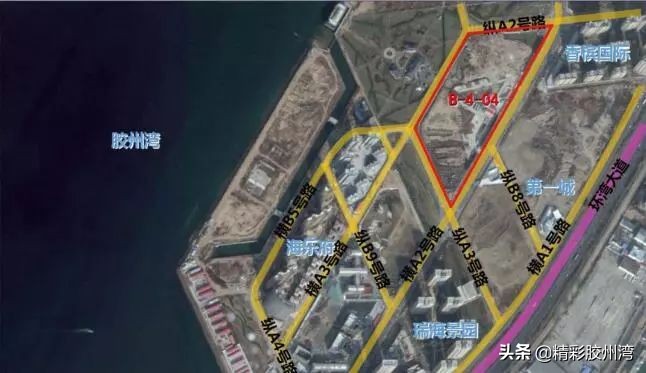 青岛金沙滩标志性建筑,青岛绿地双子塔