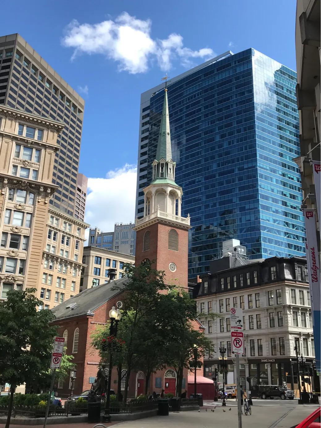 波士顿必去的五个景点,波士顿自由之路中文高清地图