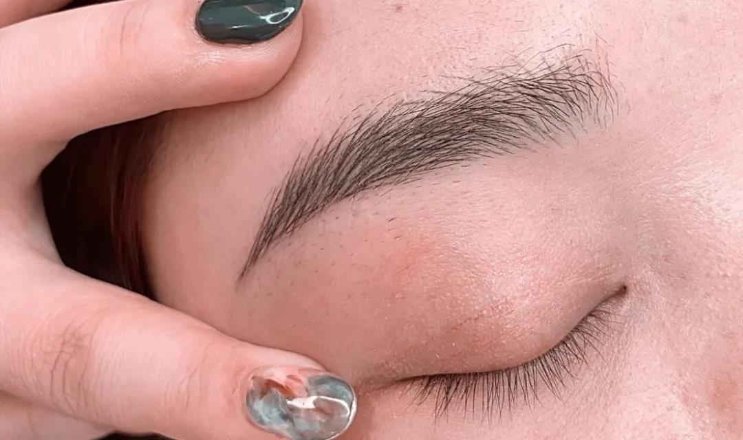 线条眉纹绣操作教程,纹绣机器做眉不上色