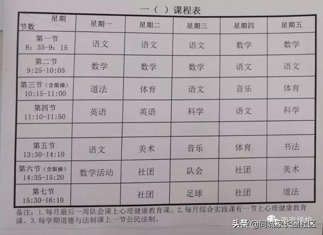 南京20所公办、民办校课程表曝光！这些秘密你看懂了吗？