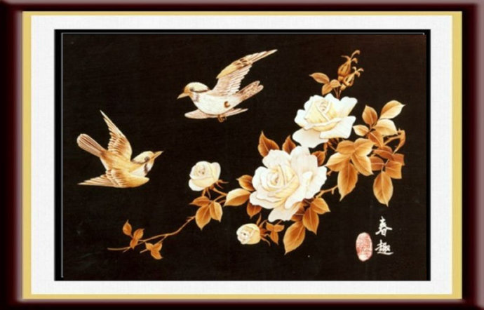 中国烙画艺术作品,民间烙画高手作品