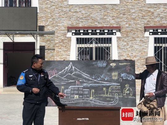 好政策“画”给你看这位警察曾是唐卡画师