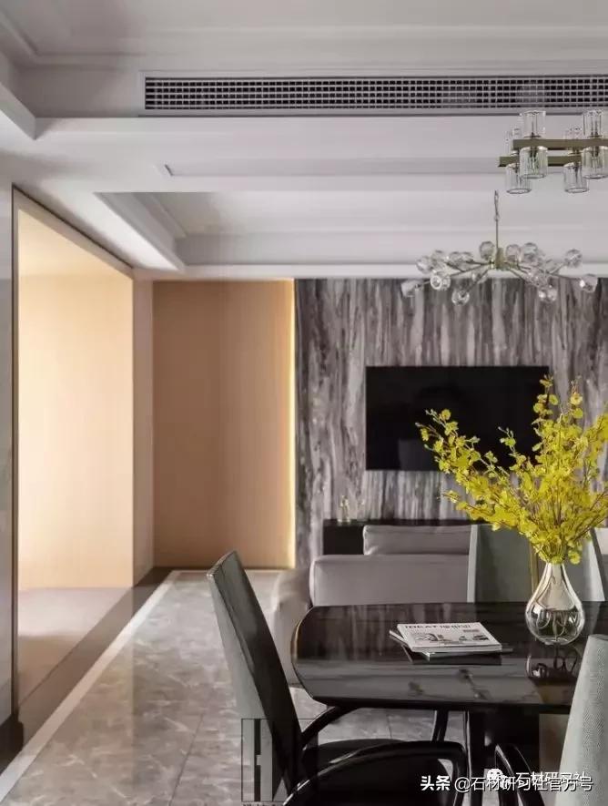 大理石现代极致设计,现代简约天然大理石款式推荐