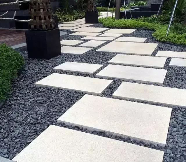 庭院铺装哪种方式效果最好,庭院地面铺装大理石效果图