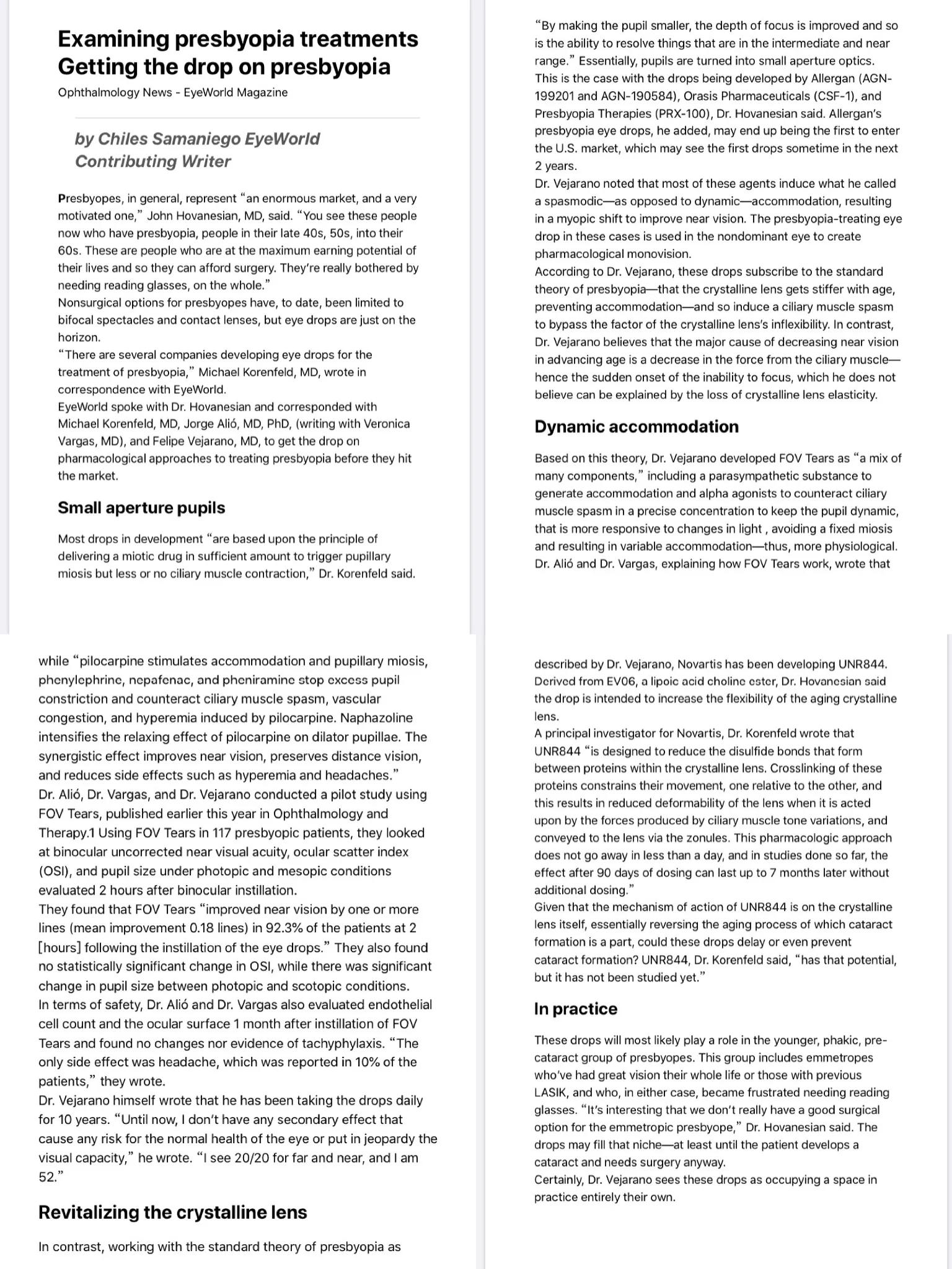 老花眼看手机小妙招,治疗老花眼用什么药好