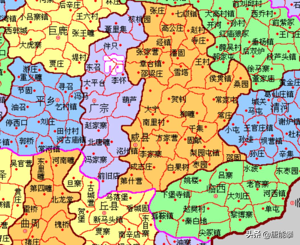 邢台威县16镇、临西9镇、平乡6镇的变迁：人口工业土地最新统计