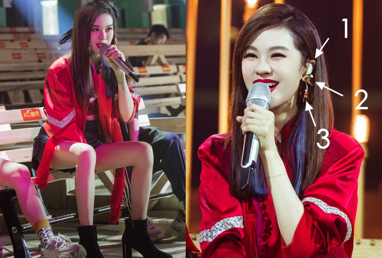 郁可唯同款耳环,郁可唯同款的流苏耳饰