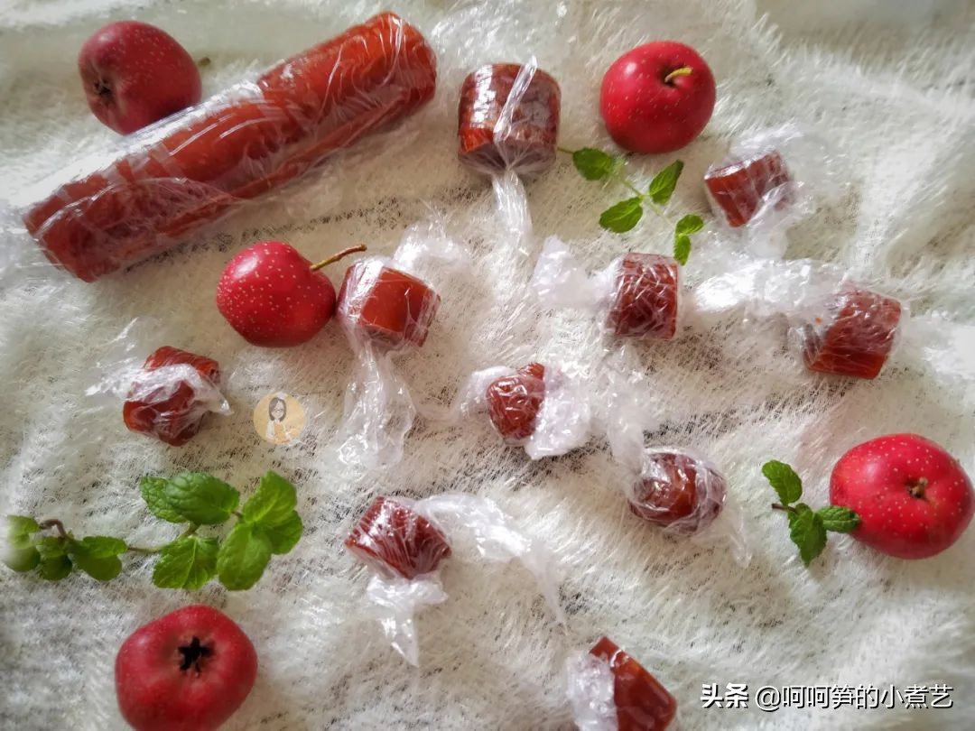 酸甜开胃的果丹皮快点学起来,吃卷果丹皮童年小零食