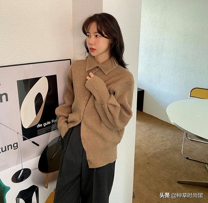 秋针织西装裤,针织衫西装裤什么场合穿