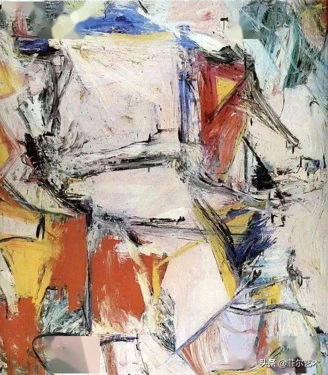 丹麦画家蒙森德风景油画作品欣赏,荷兰画家德库宁的油画作品无题