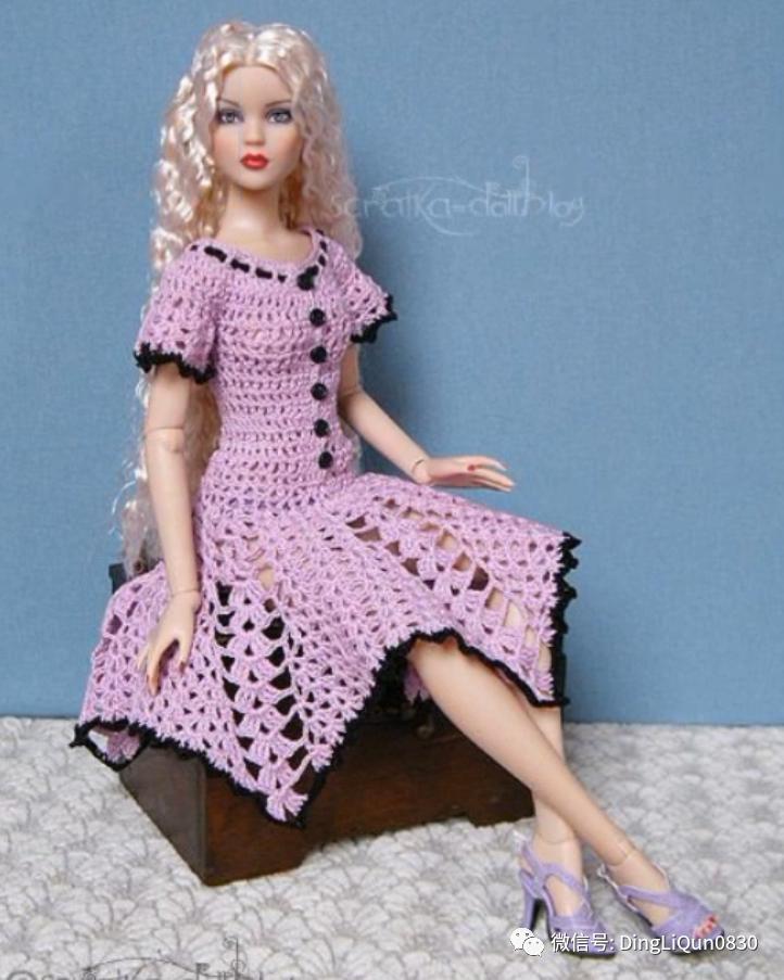 针织连衣裙女娃娃裙,高端丝绒长款娃娃连衣裙