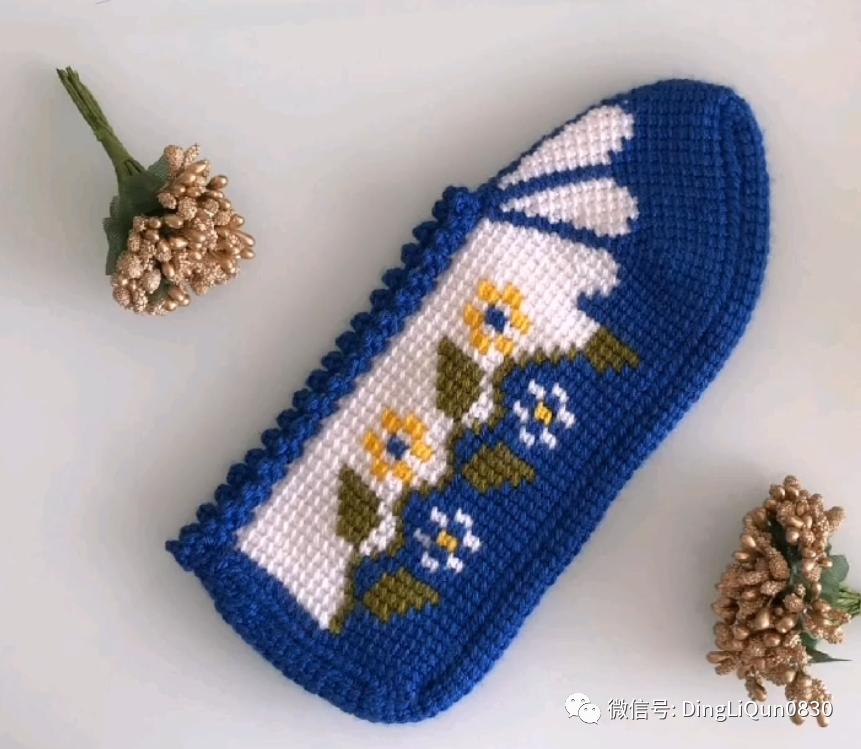 波西米亚风手工编织鞋子,针织作品50款