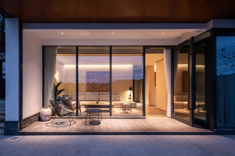 两亩地民宿设计方案效果图,乡村两层排屋民宿设计