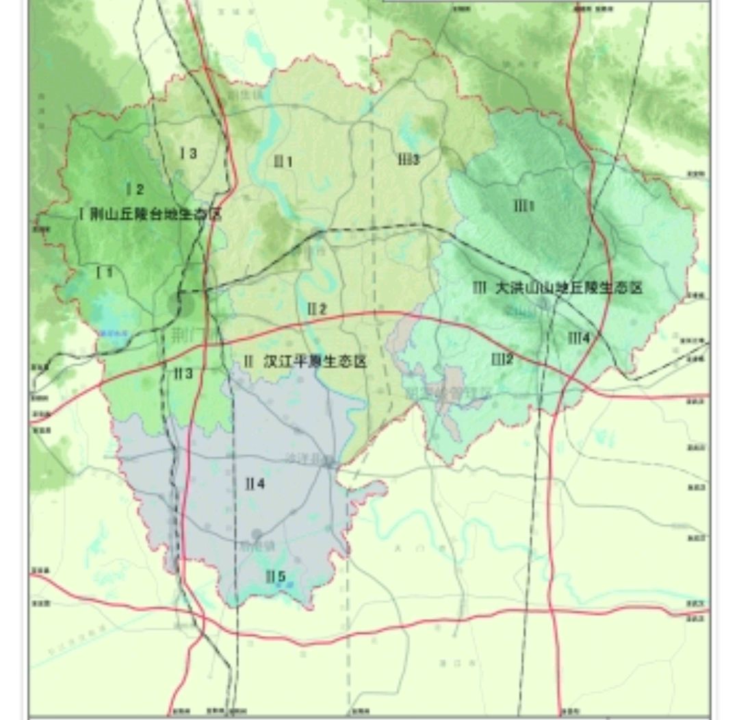 荆门中心城区是哪一块,荆门中心城区有多少个区