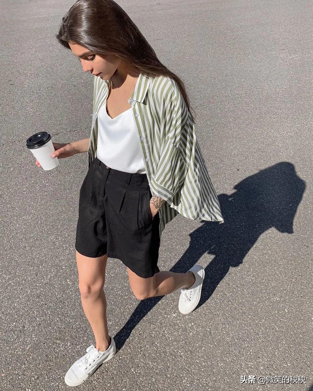 夏天穿一件长袖衬衫,夏天适合的长袖衬衫