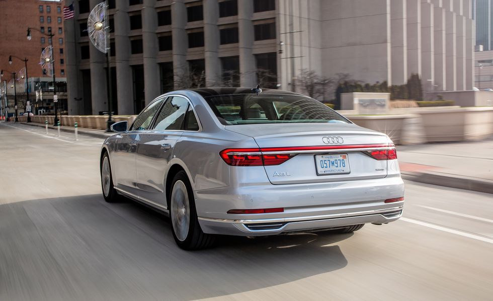 2019款奥迪a855tfsi豪华版二手车,试驾奥迪a82020款