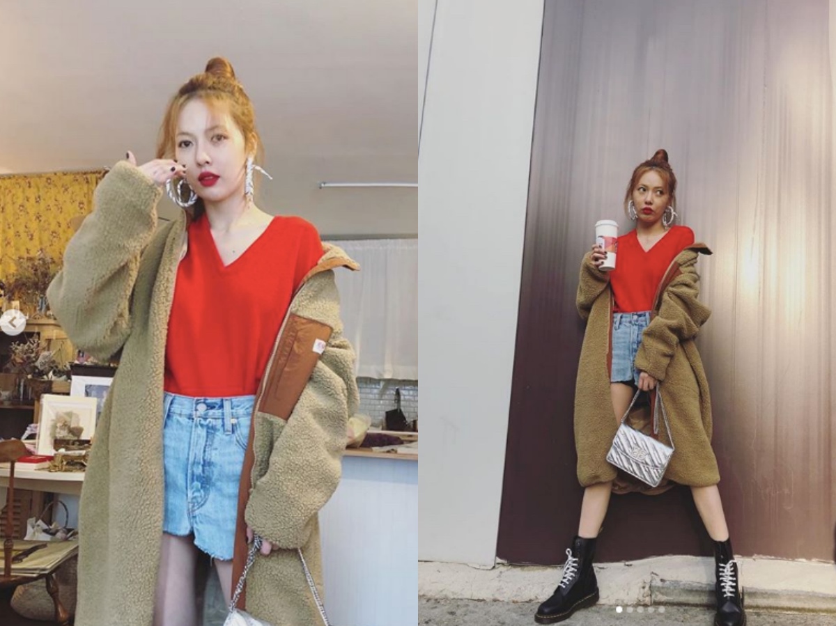 泫雅波浪发型,泫雅好看发型