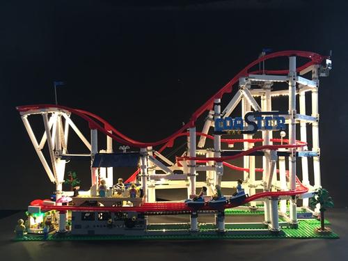 乐高巨型跳楼机,乐高跳楼机机器人