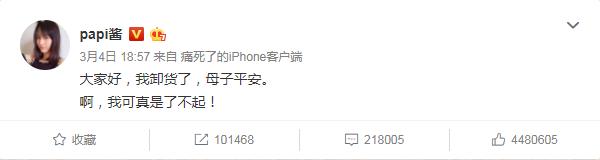 papi酱晒产后全家福手艺人,papi酱晒产后全家福今后好吧