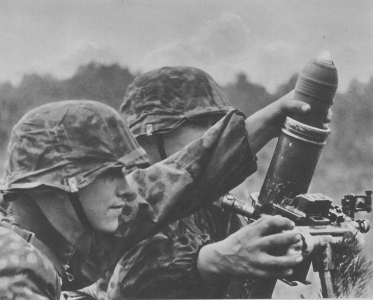 二战时期德国60毫米迫击炮,美军60毫米迫击炮大战日军掷弹筒