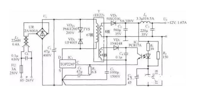 dc稳压电源电路,开关电源稳压电源原理