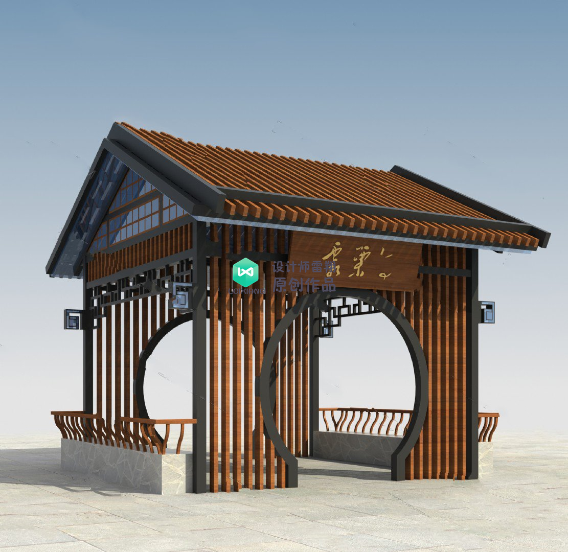 庭院凉亭设计,庭院景观凉亭制作过程