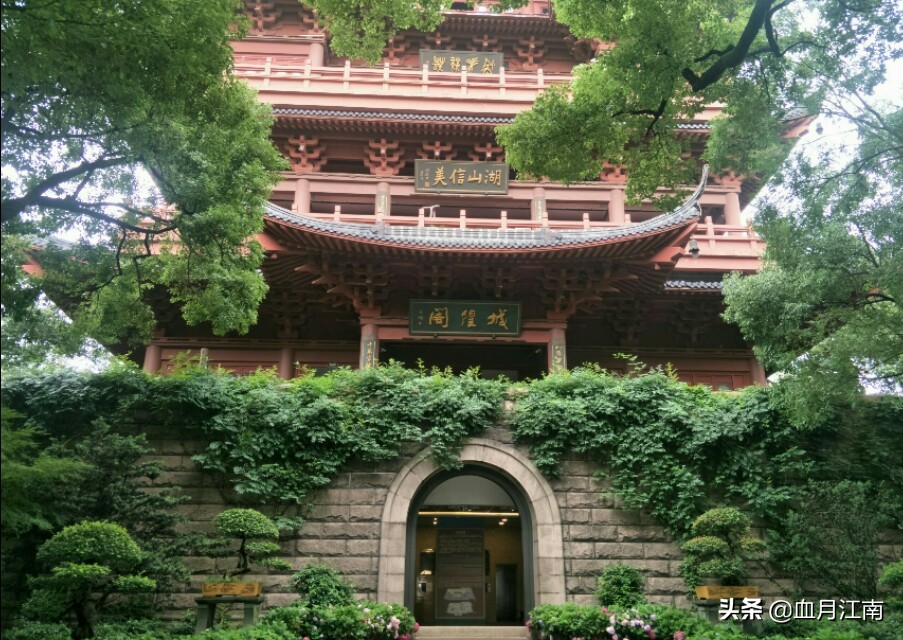 杭州城隍阁看火烧,城隍山上看火烧