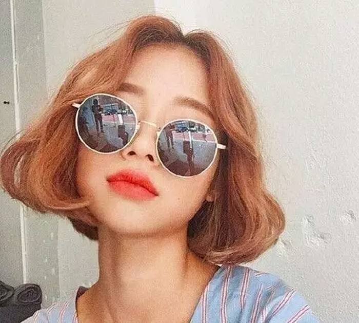 圆脸不留刘海怎样扎好看,圆脸短发不要烫发