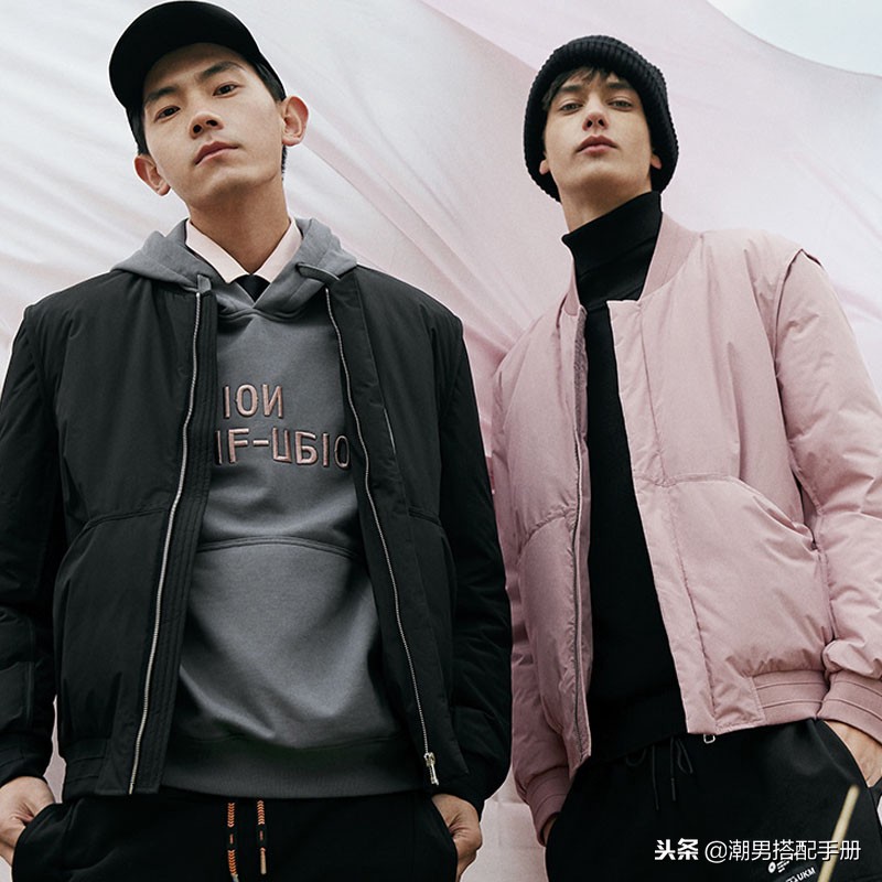 男士羽绒服100两件,30-40男士羽绒服套装