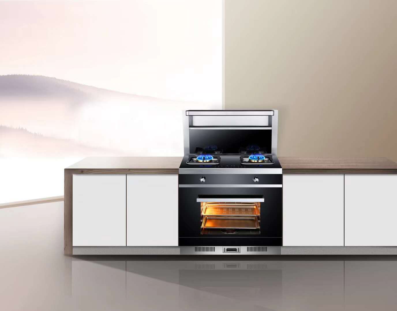 美炊蒸箱集成灶,美炊蒸烤一体集成灶的使用方法