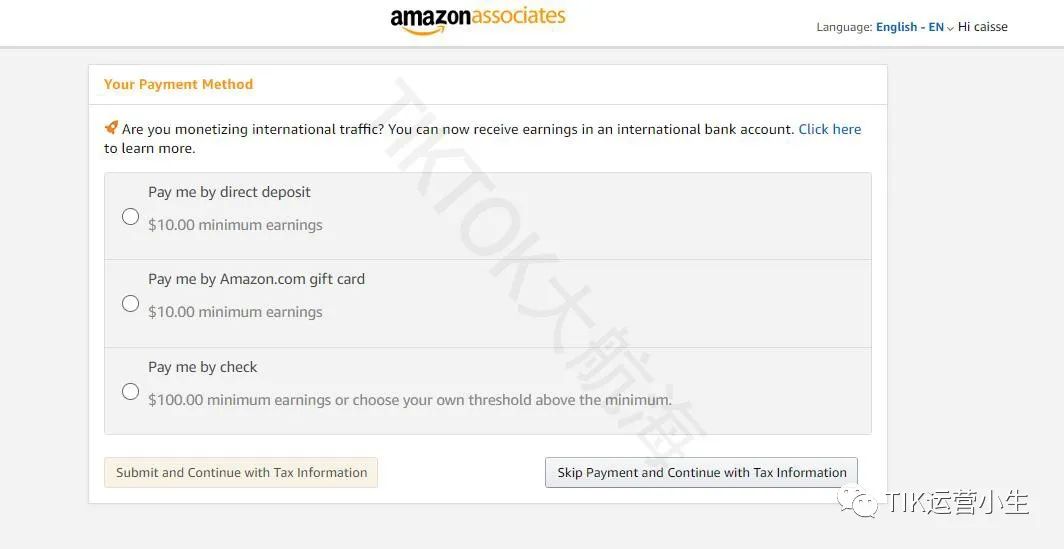tiktok引流亚马逊店铺操作,tiktok亚马逊联盟账号怎么申请