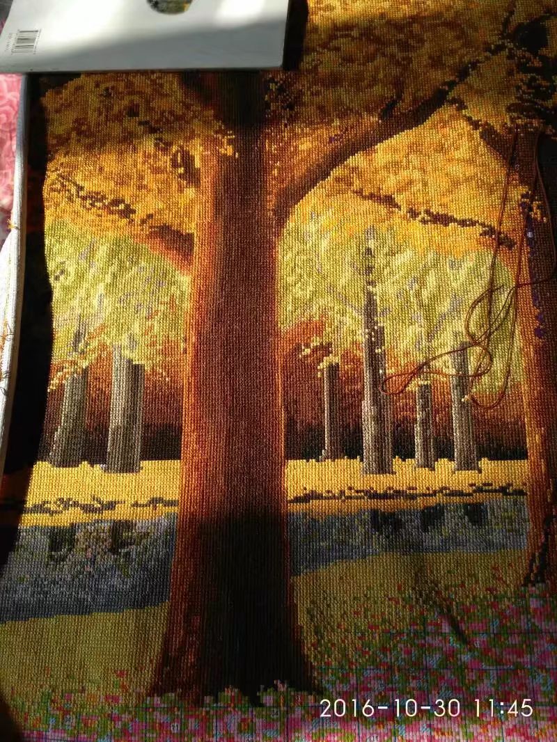 乞巧十字绣,乞巧节布艺作品