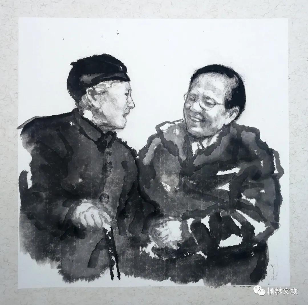 致敬功勋人物绘画横版,致敬英雄人物绘画