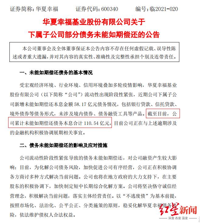 华夏幸福的两大战略失误,华夏幸福目前状态