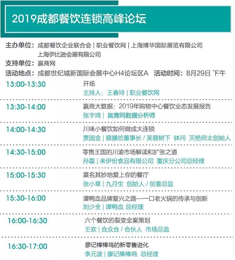 2023年餐饮人必去的七大展会,餐饮人必参加的展会