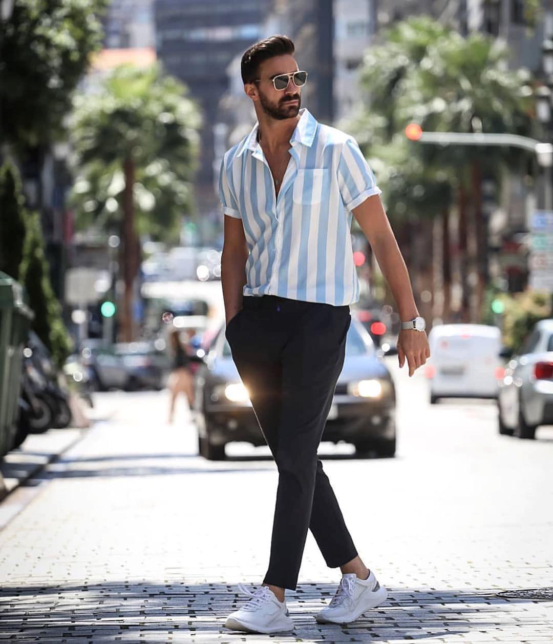 偏胖怎么搭配衣服显瘦,偏胖夏季衬衫