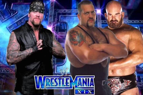 送葬者淘汰巨石强森和大秀哥,wwe送葬者大秀哥