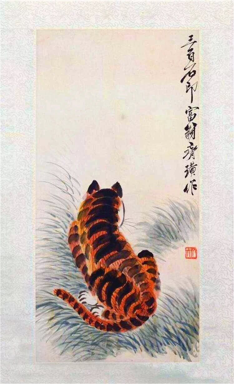 齐白石画牛没有牛头,齐白石画蛙不见蛙