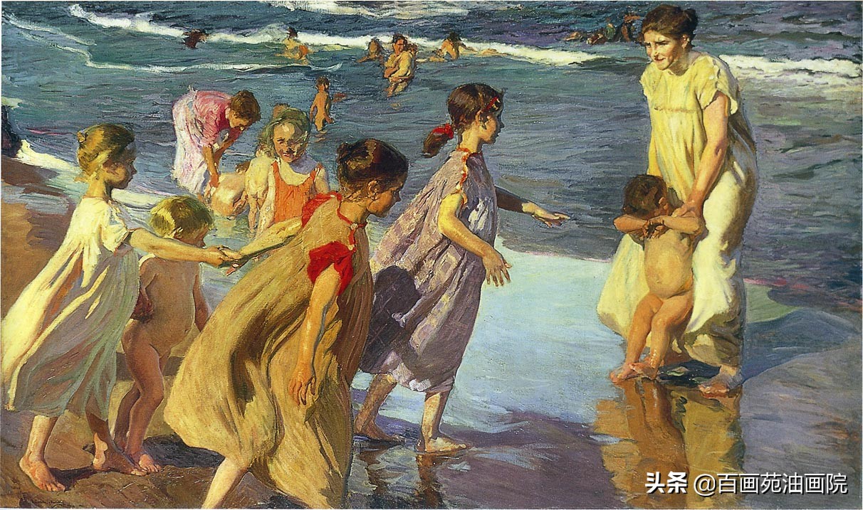 油画风景画法入门教程视频,油画风景基础知识海水应该怎样画