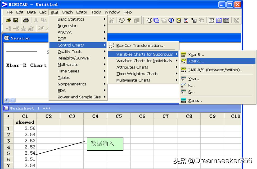 如何使用minitab软件制图,minitab怎么做质量控制图