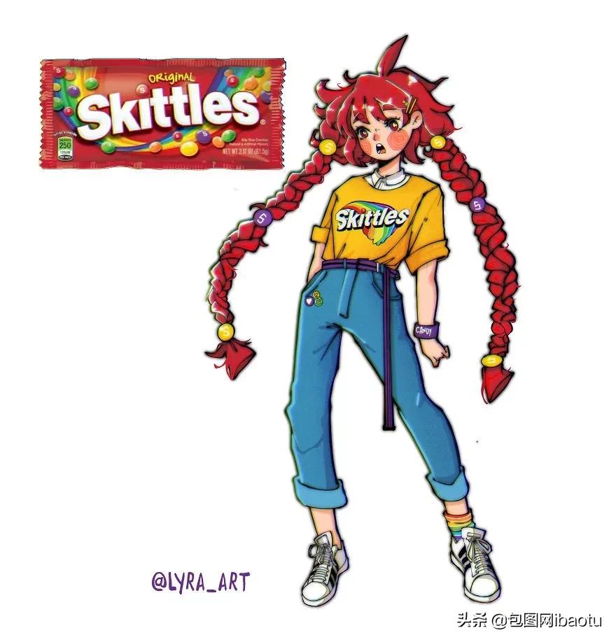 把可口可乐拟人化,把各种奶茶拟人