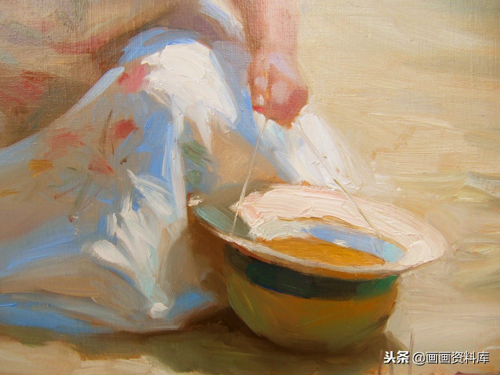 油画入门必学500例简易大幅油画,西方油画大师绘画技法教程