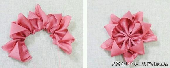 2.5厘米丝带古风蝴蝶结发饰教程,儿童古风丝带蝴蝶结发饰diy教程