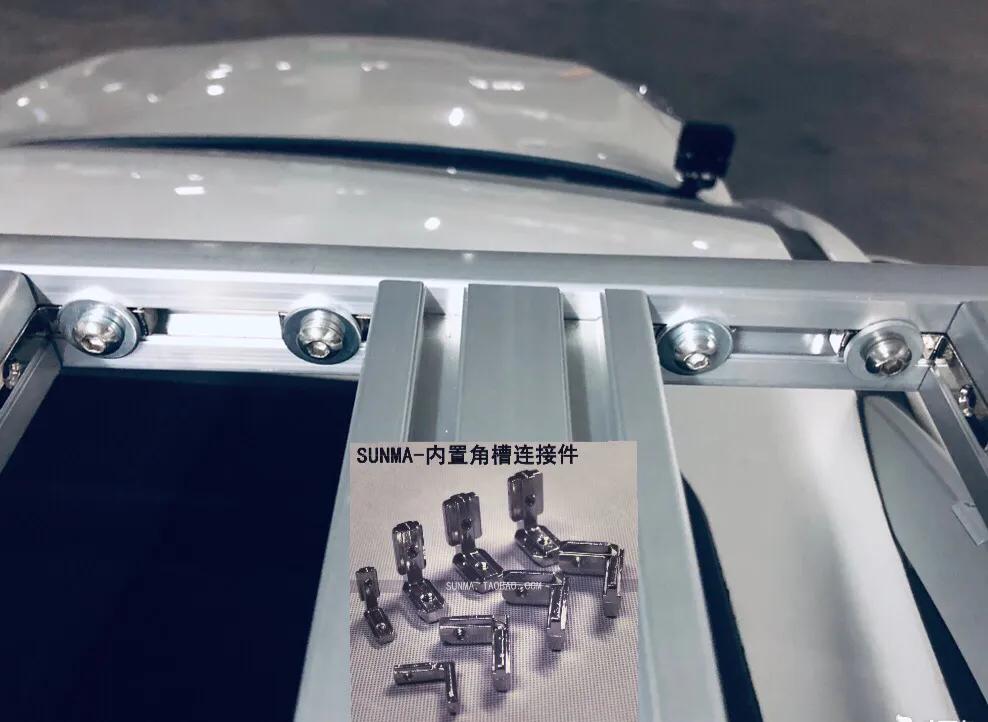 自己制作车顶行李架卡扣,自制车顶不锈钢行李架效果图