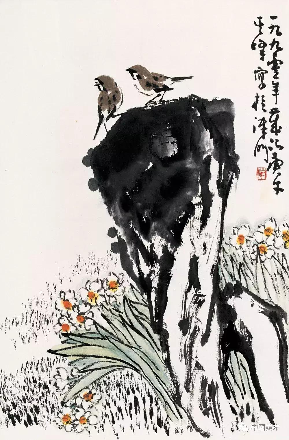 怎样使墨色有变化?蘸墨、蘸水和调墨这篇文章都教给你