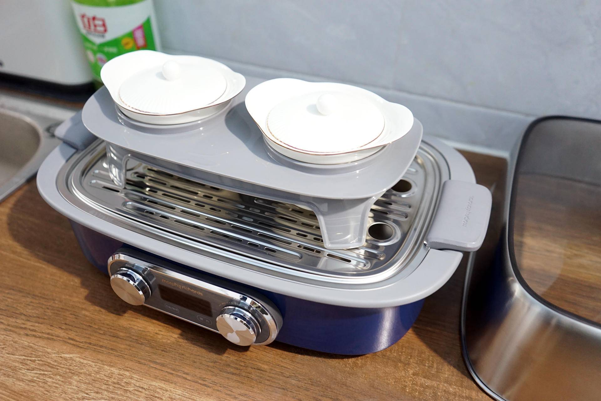 摩飞电火锅蒸锅,摩飞电蒸锅热菜