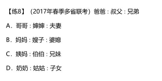 类比推理的五个关系,类比推理的常识积累