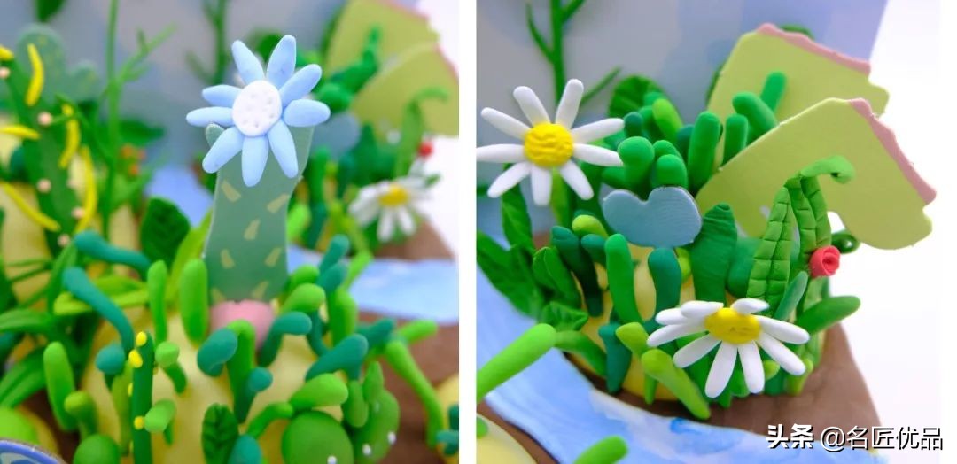手工黏土花的世界,走进大自然手工粘土