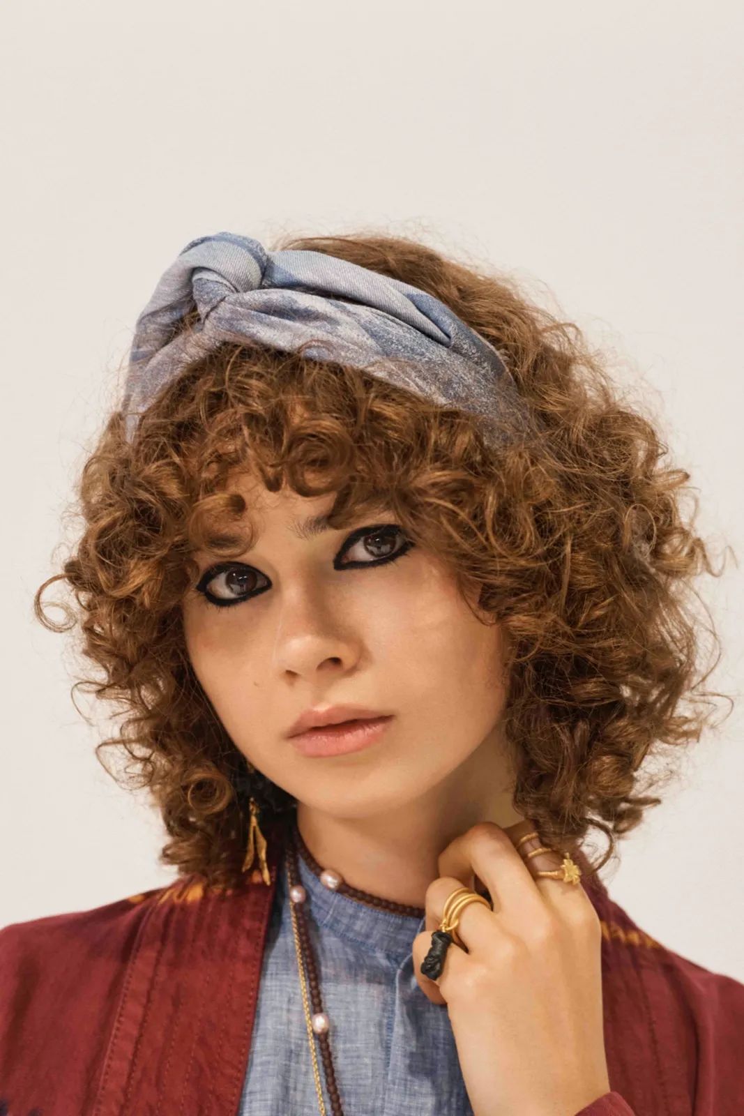 秀场妆容灵感,蓝色秀场妆容