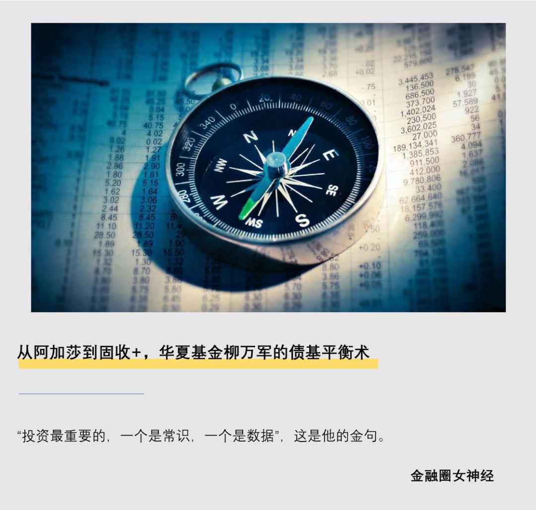 从阿加莎到固收+,华夏基金柳万军的债基平衡术